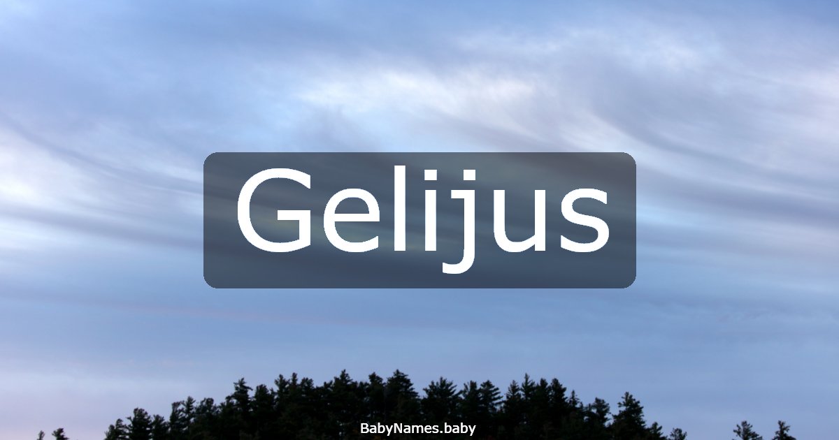 Gelijus