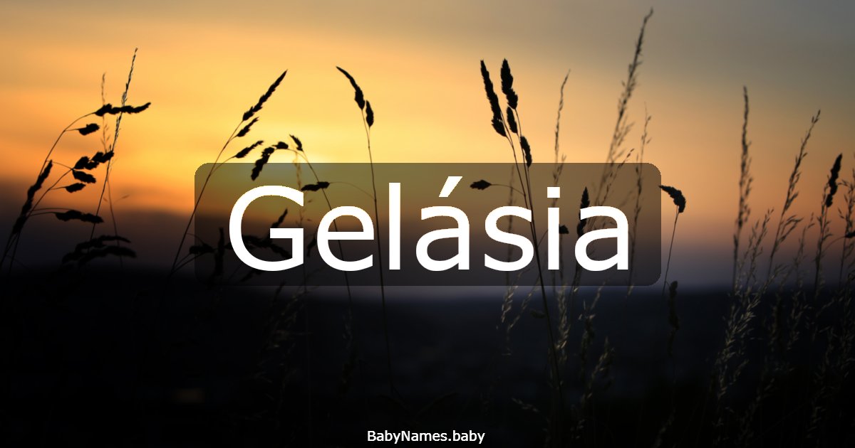 Gelásia