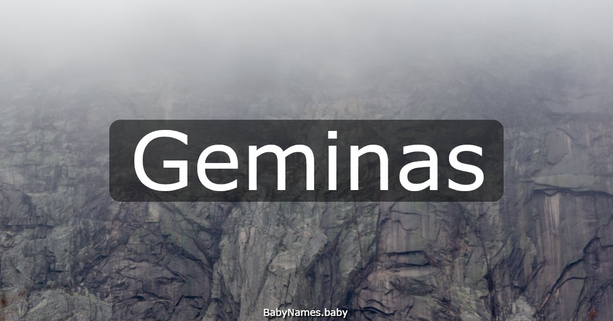 Geminas