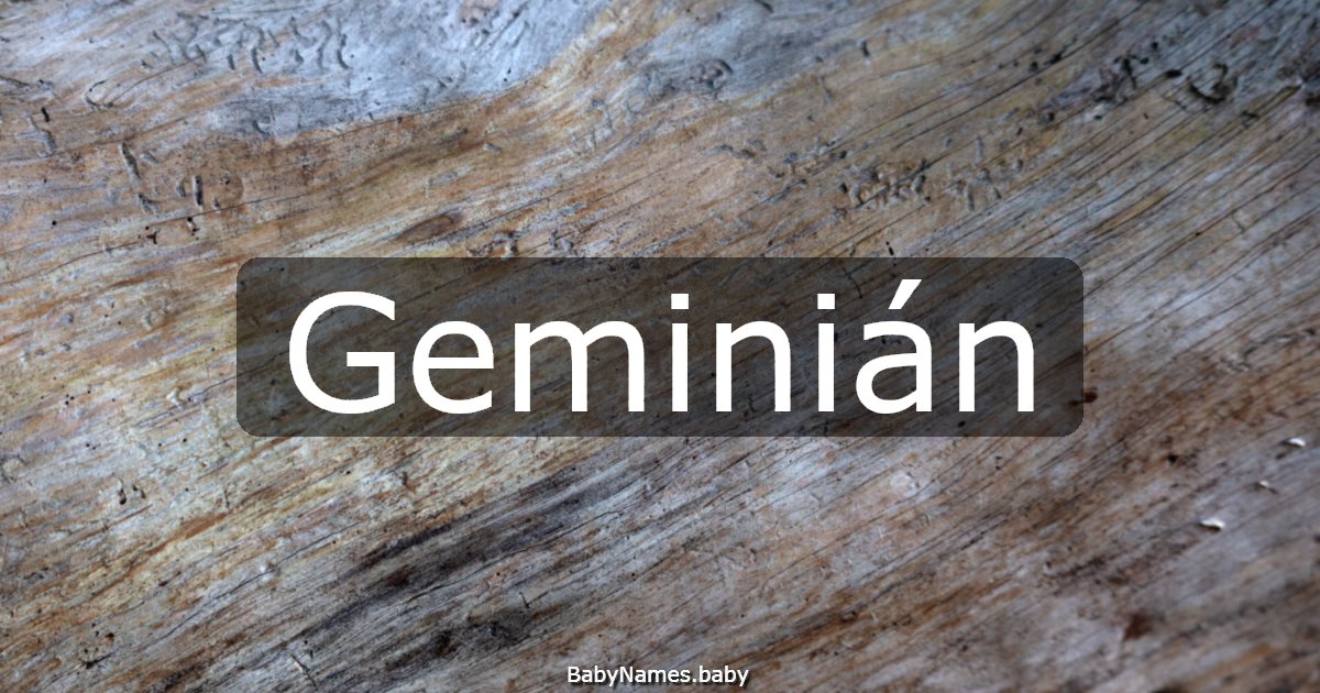 Geminián
