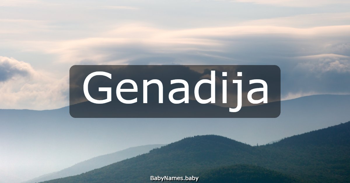 Genadija