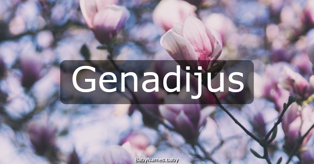 Genadijus