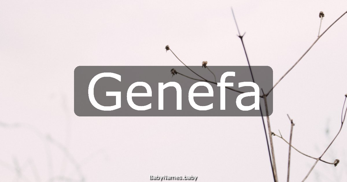 Genefa