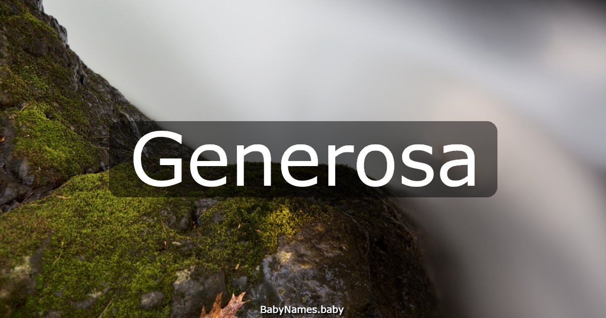 Generosa