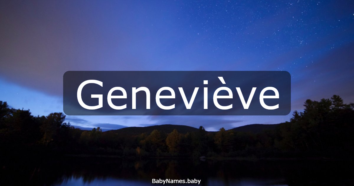 Geneviève