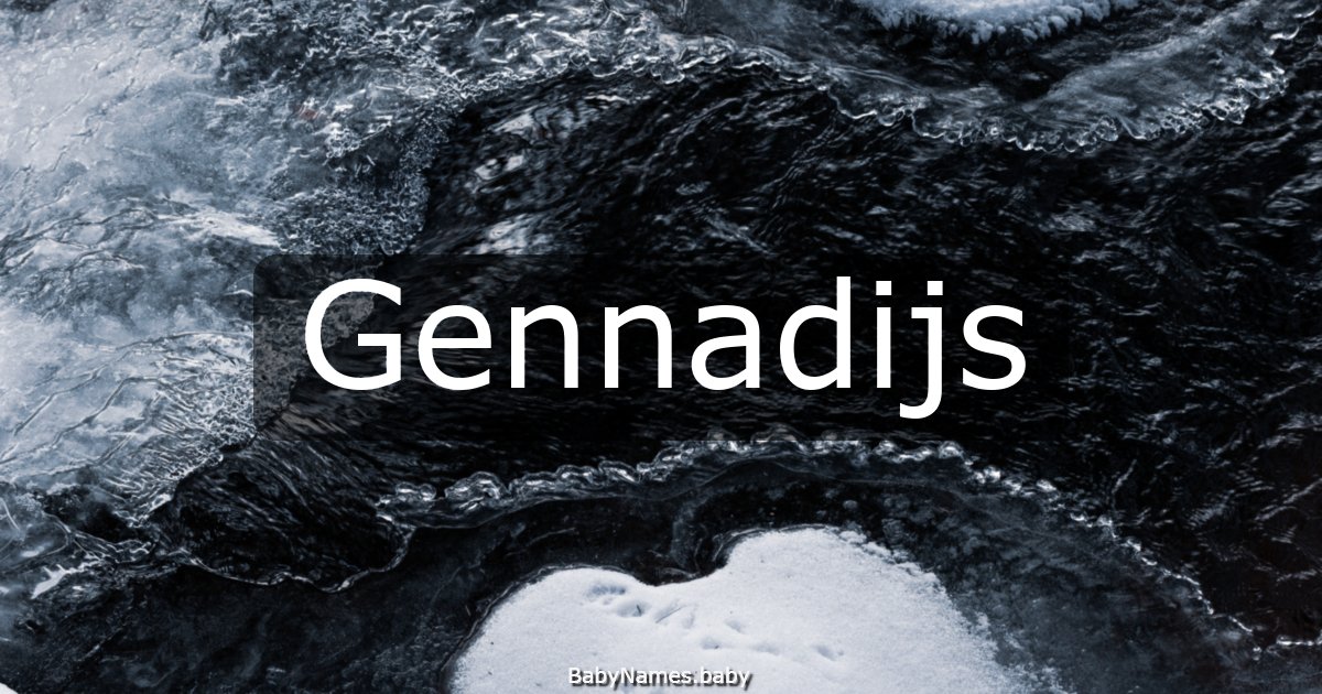 Gennadijs