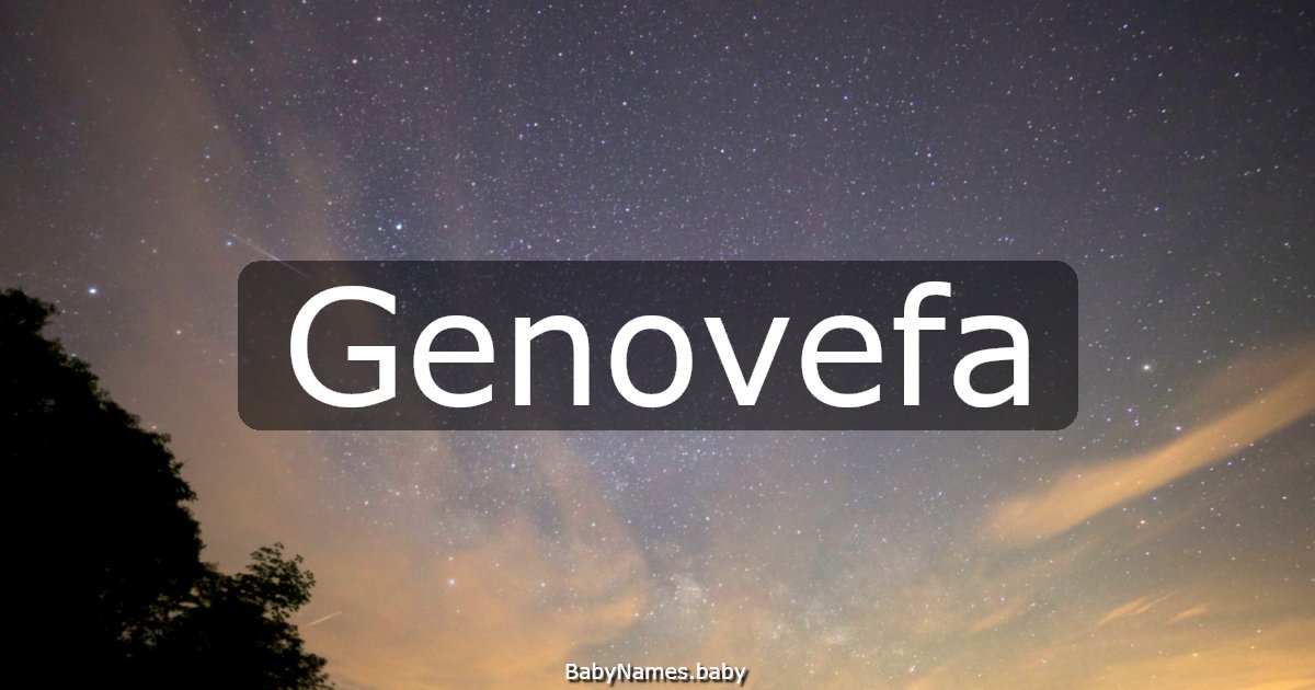 Genovefa