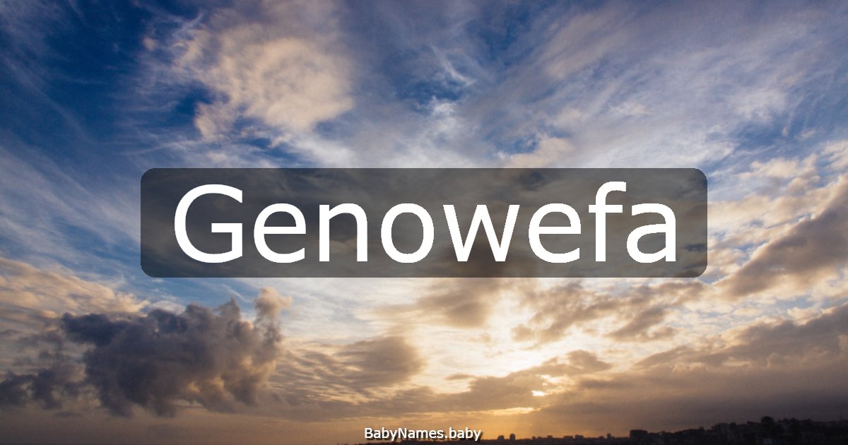 Genowefa
