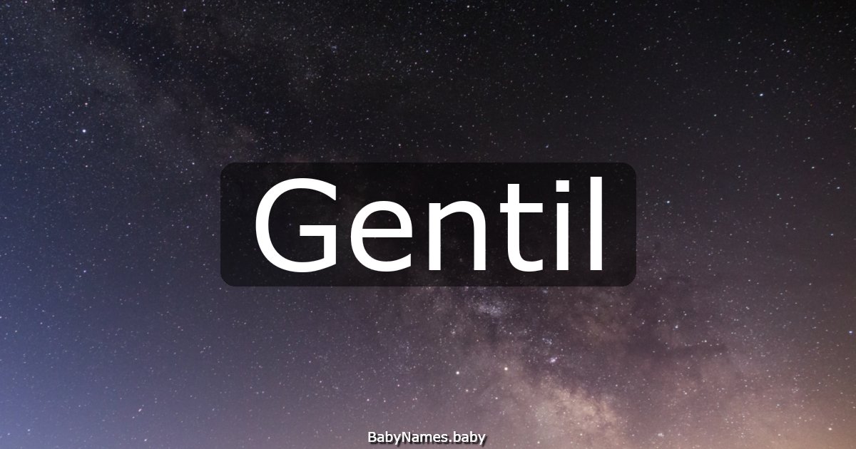 Gentil