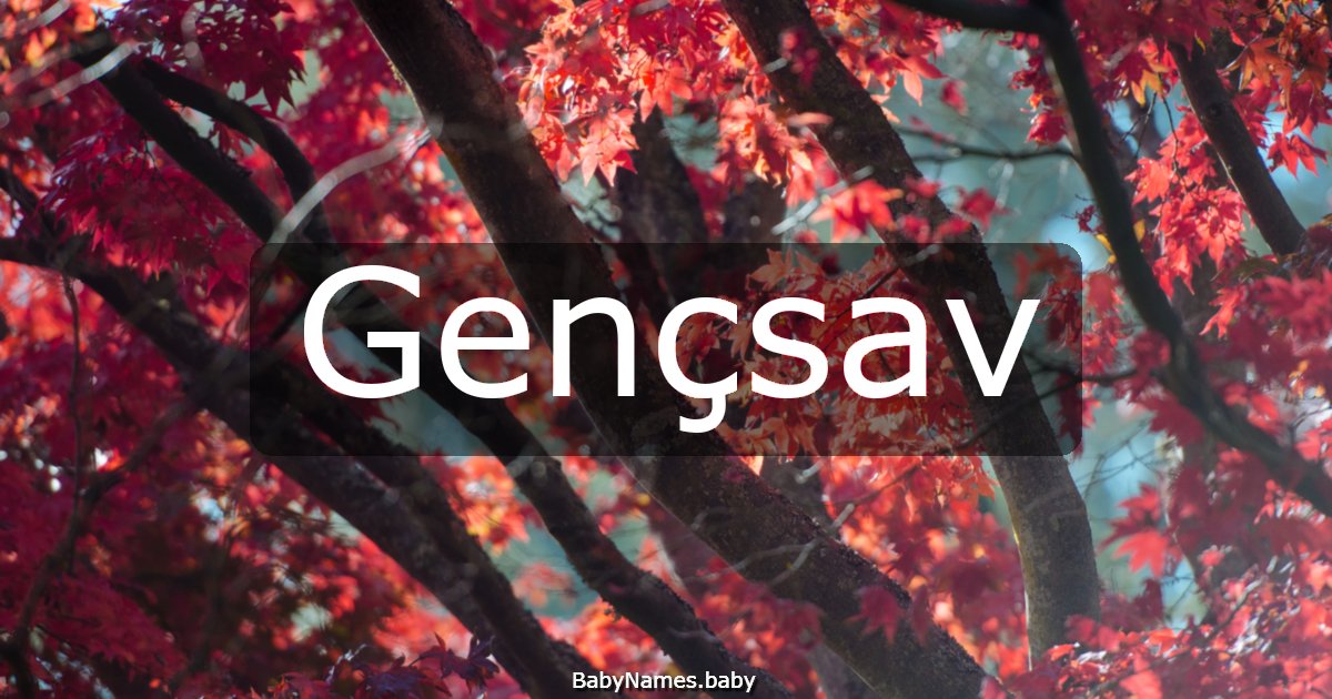 Gençsav
