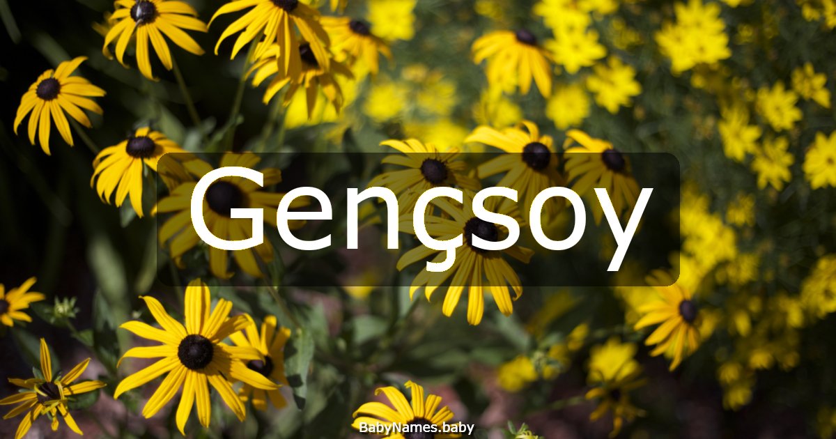 Gençsoy