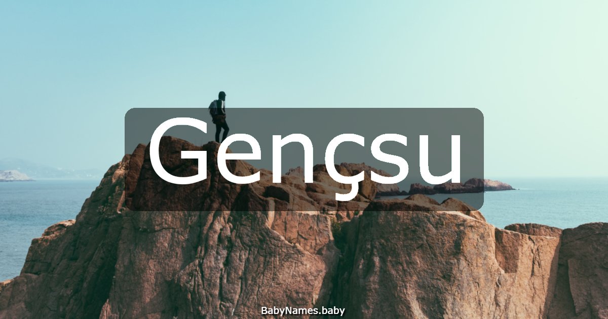 Gençsu