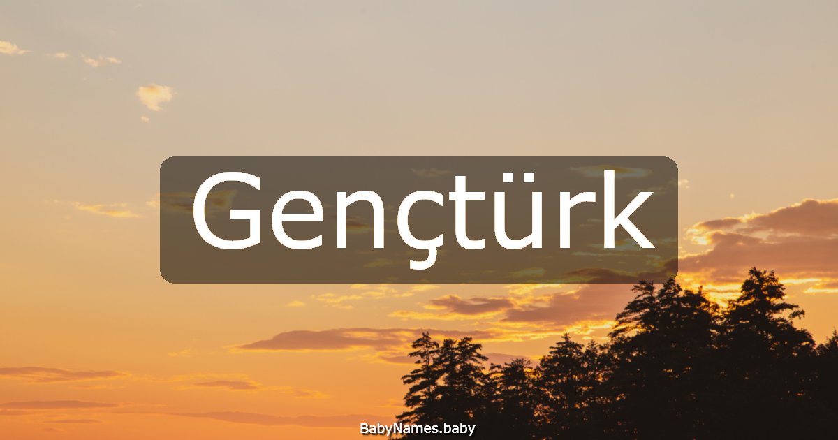 Gençtürk