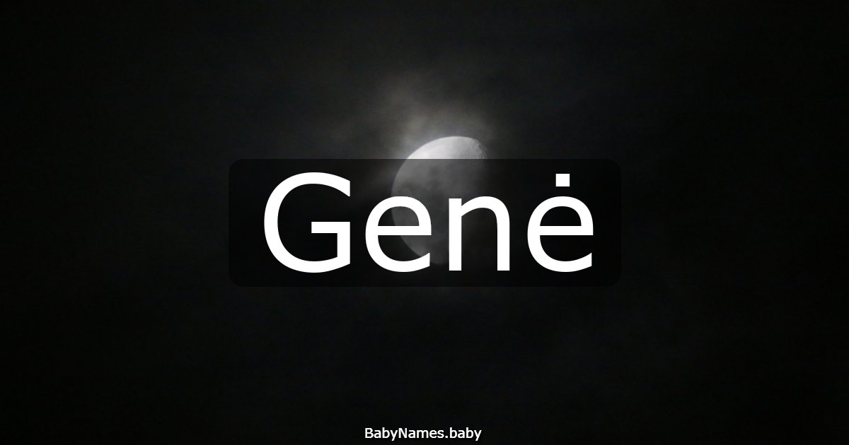 Genė