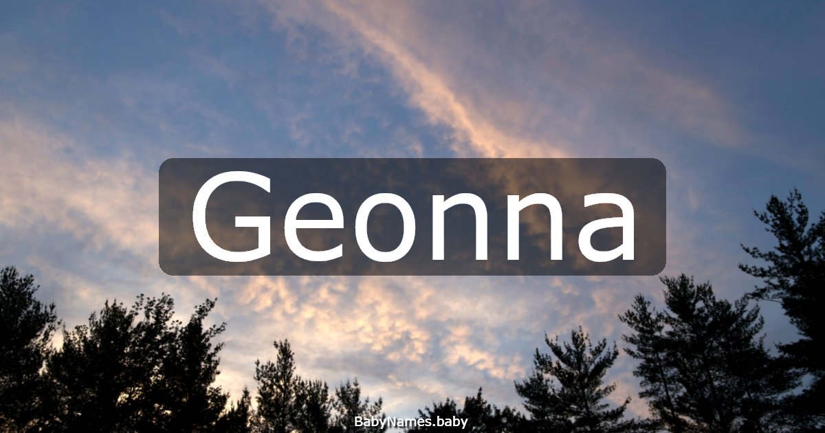 Geonna