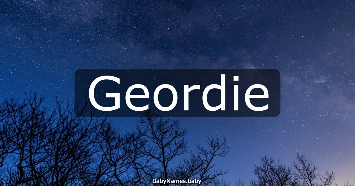 Geordie