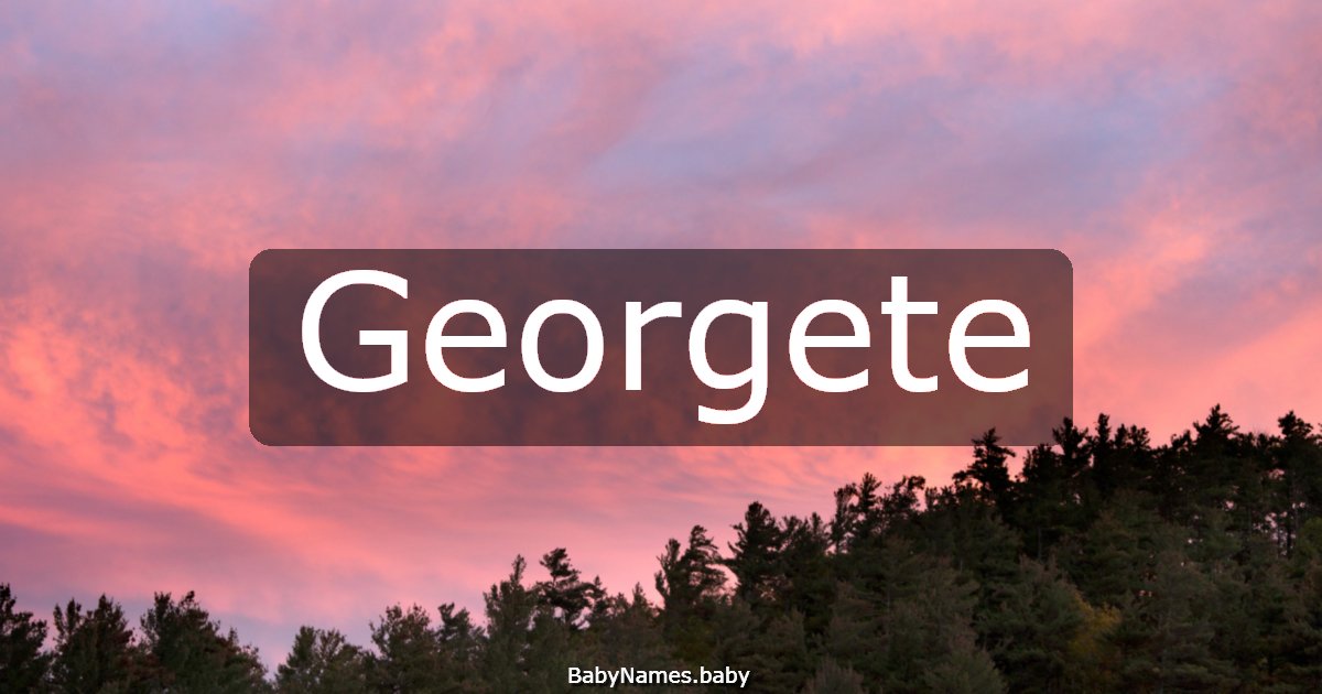 Georgete