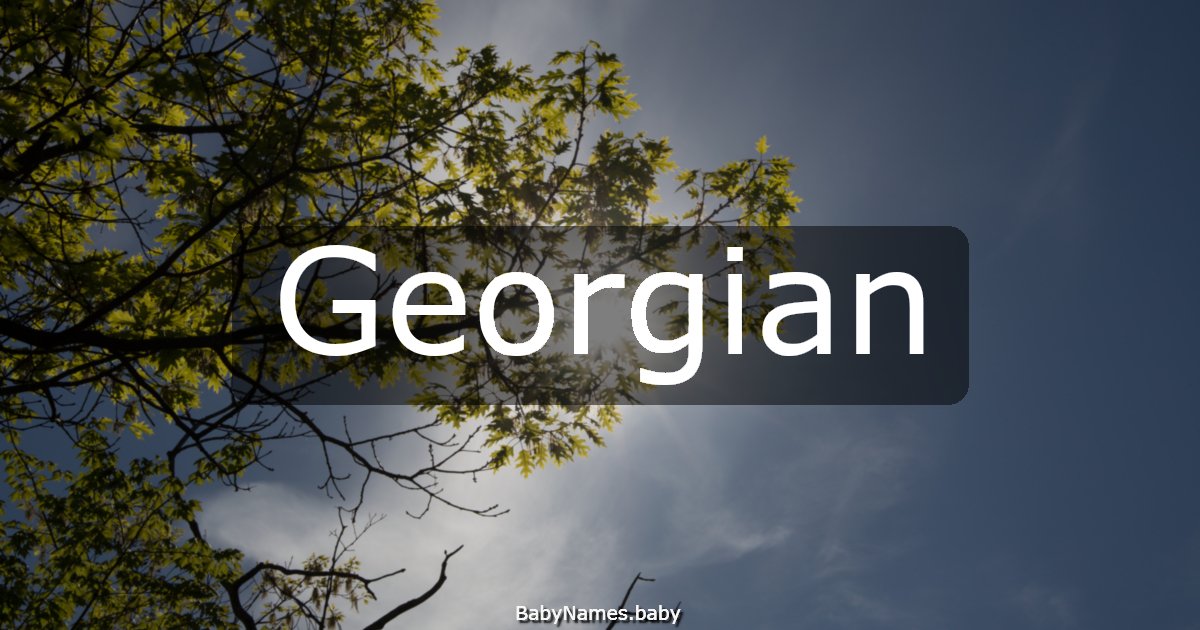 Georgian