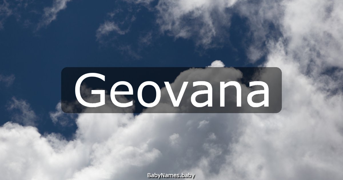 Geovana