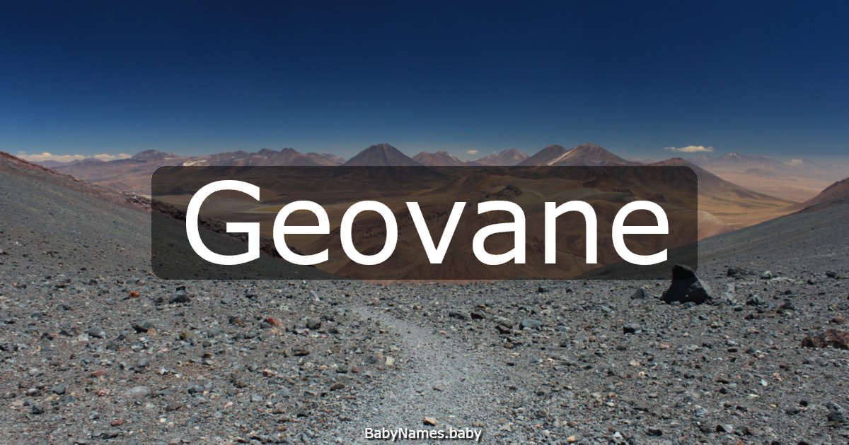 Geovane