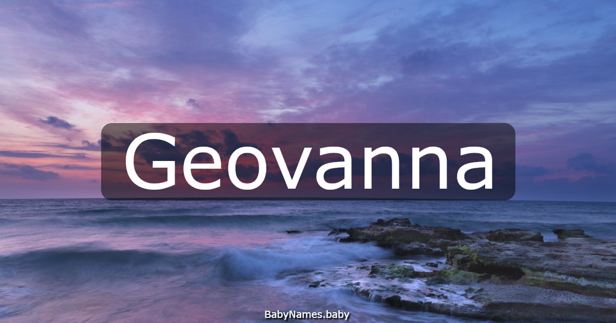 Geovanna