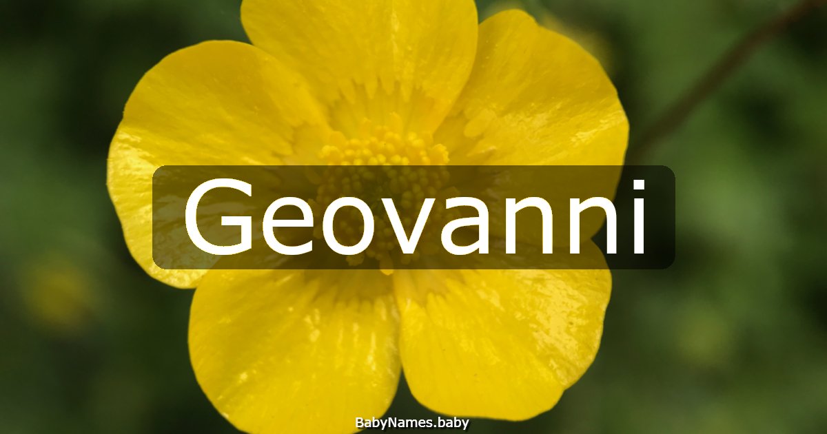 Geovanni