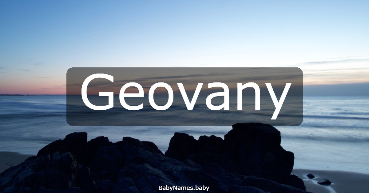Geovany