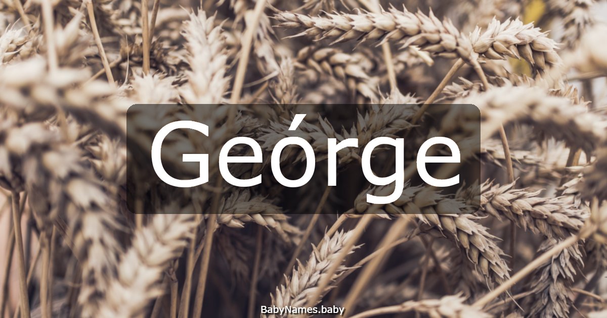 Geórge