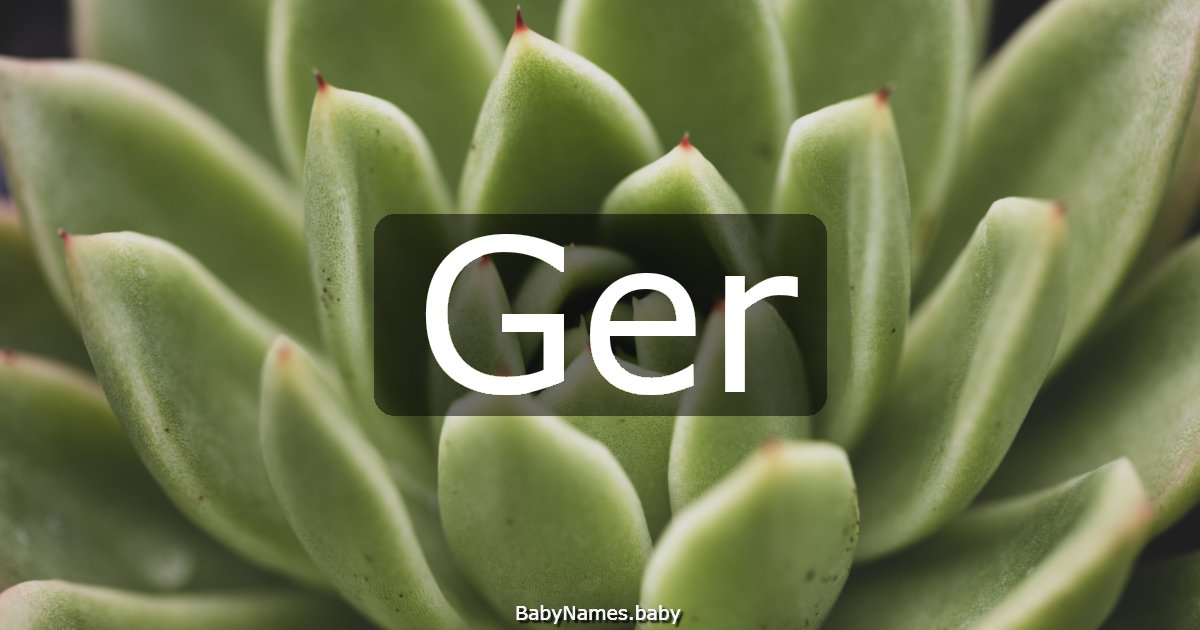 Ger