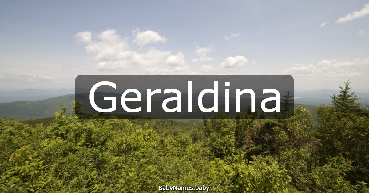 Geraldina