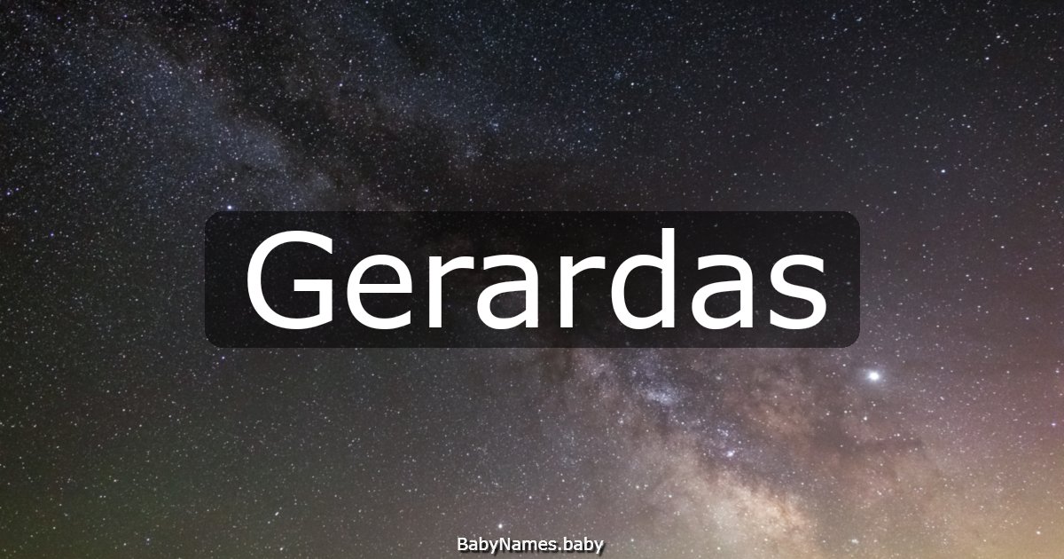Gerardas
