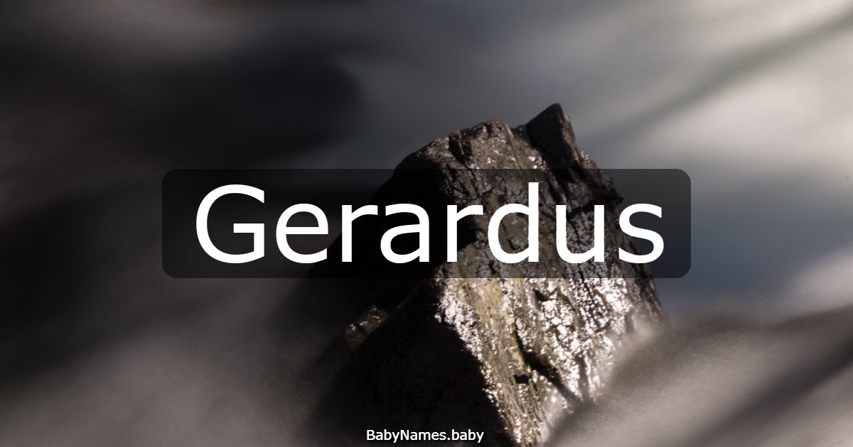 Gerardus