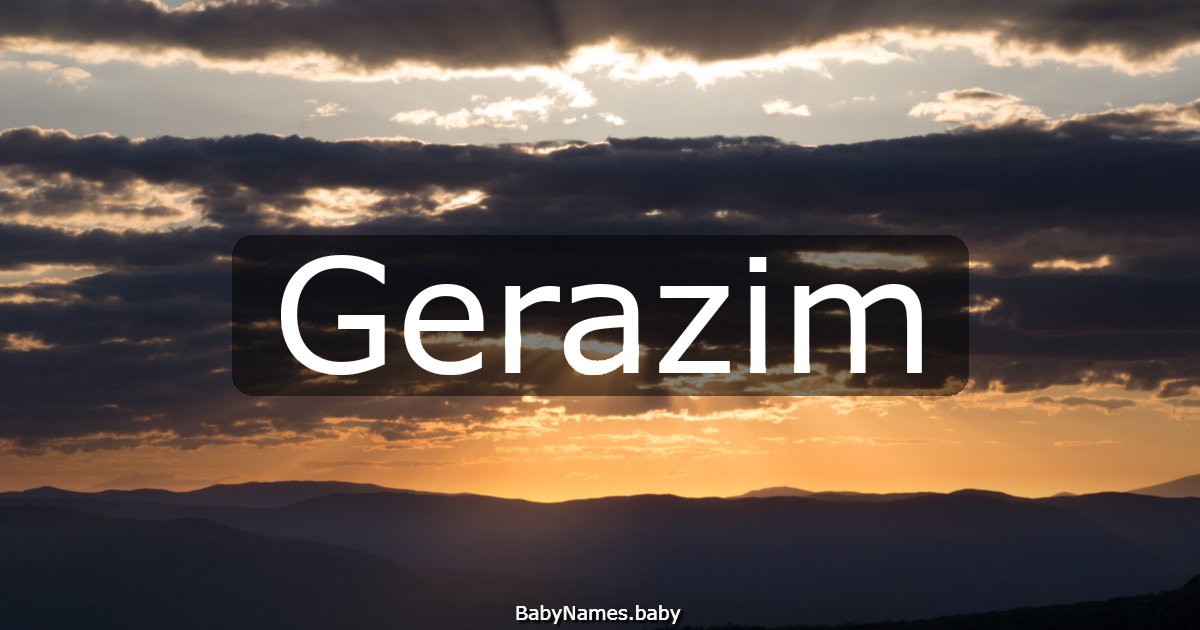 Gerazim