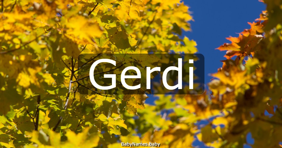 Gerdi
