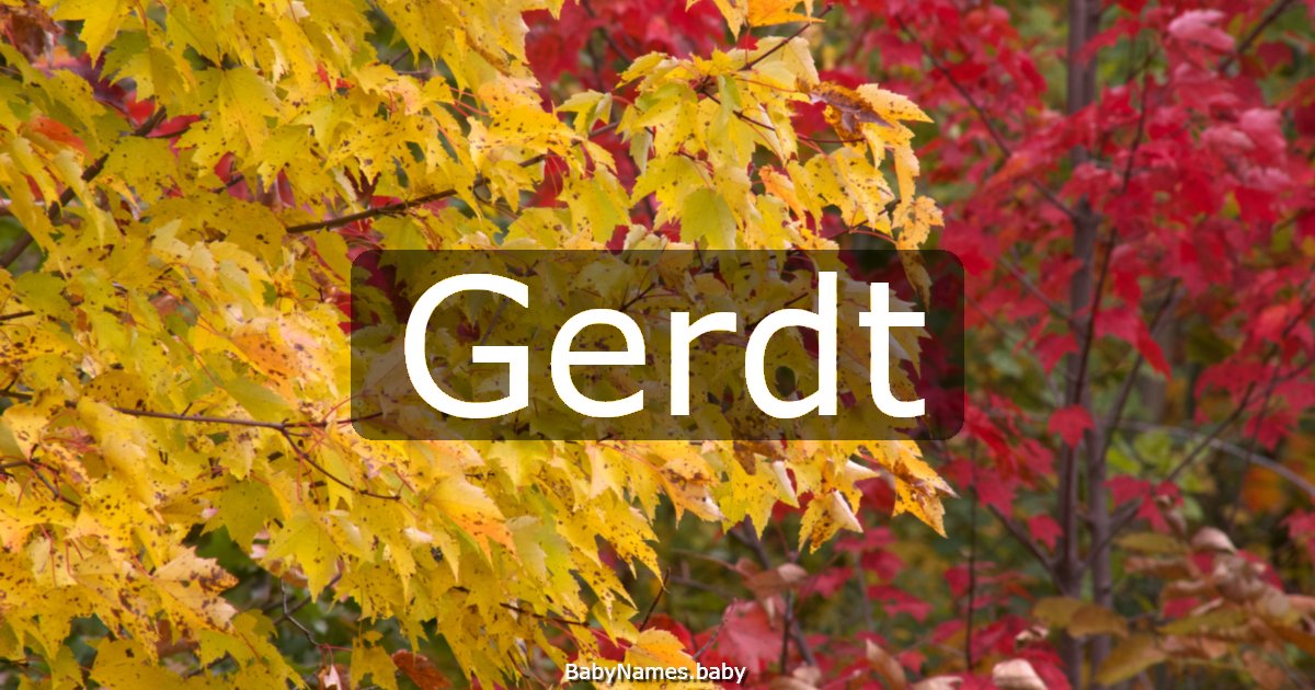 Gerdt
