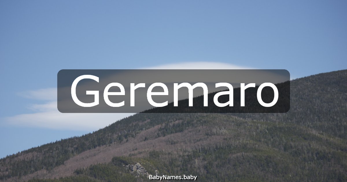 Geremaro