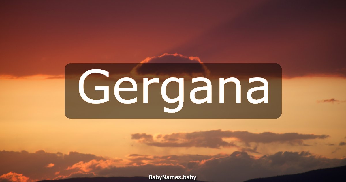Gergana