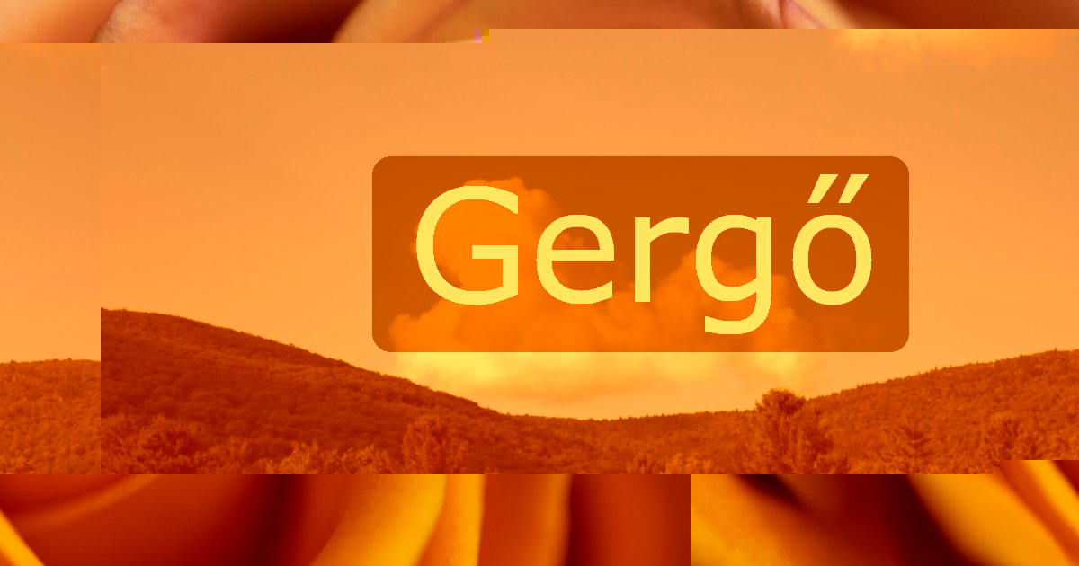 Gergő