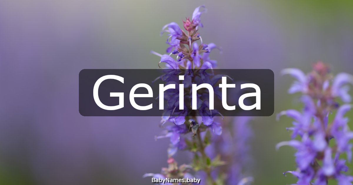 Gerinta