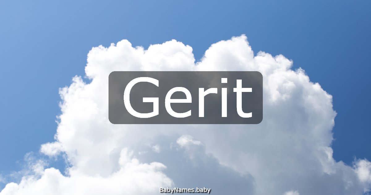 Gerit