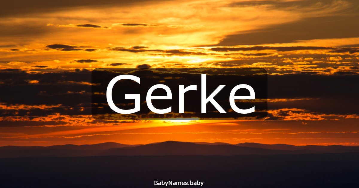 Gerke
