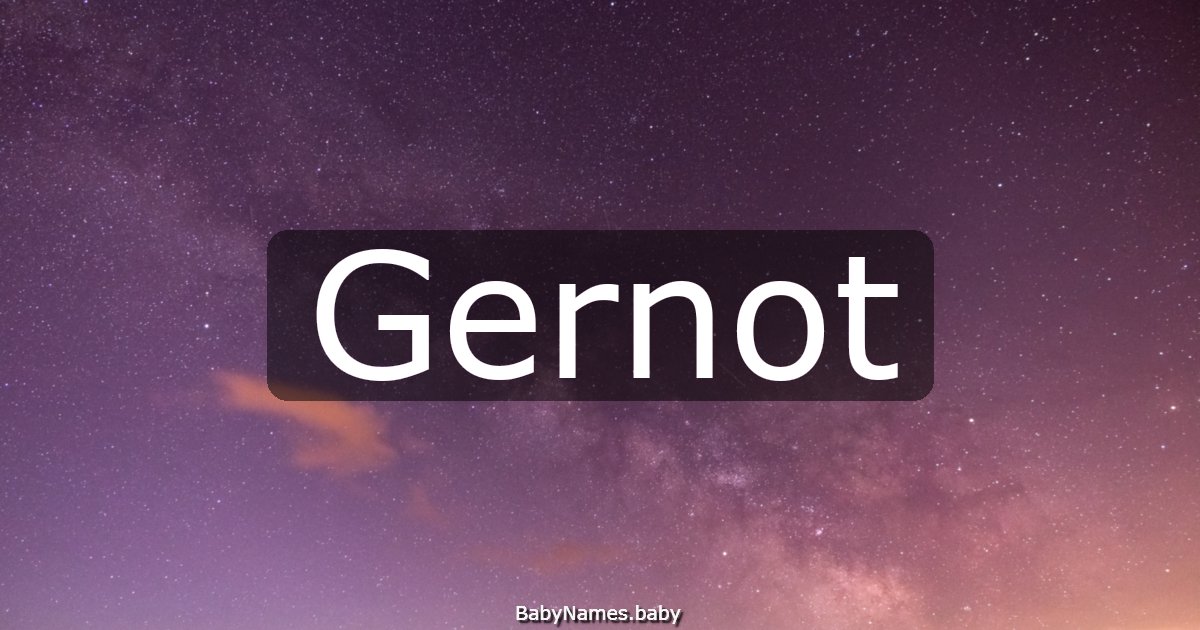 Gernot