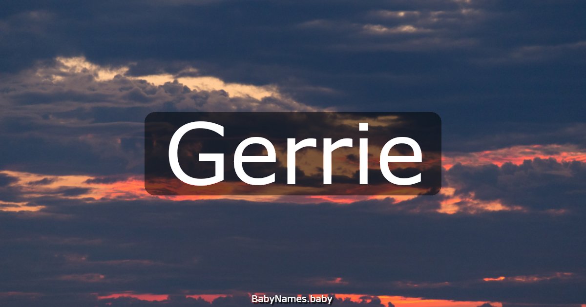 Gerrie