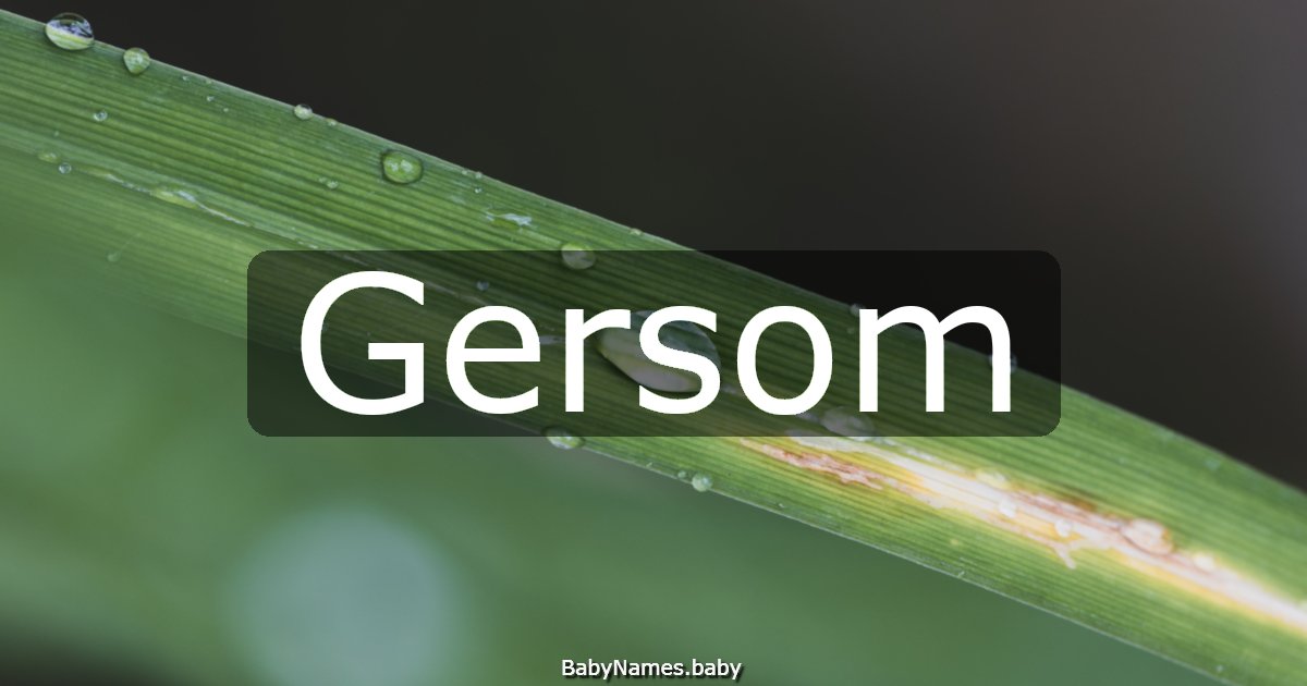 Gersom