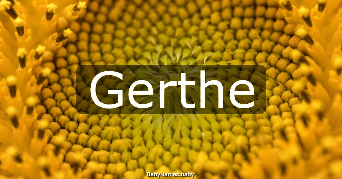 Gerthe