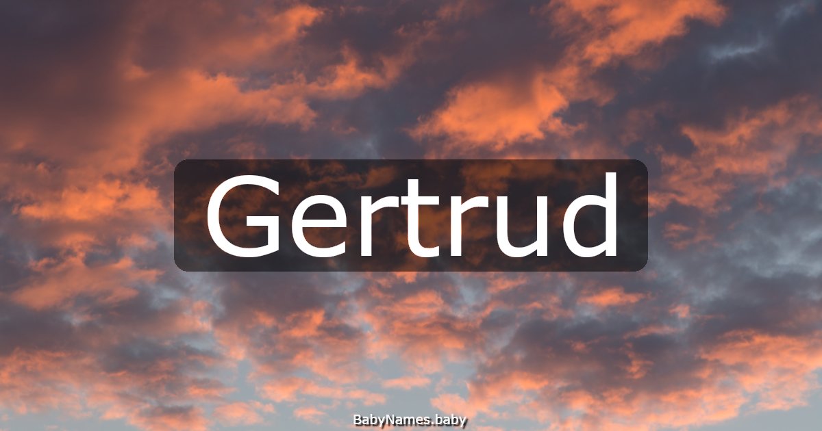 Gertrud