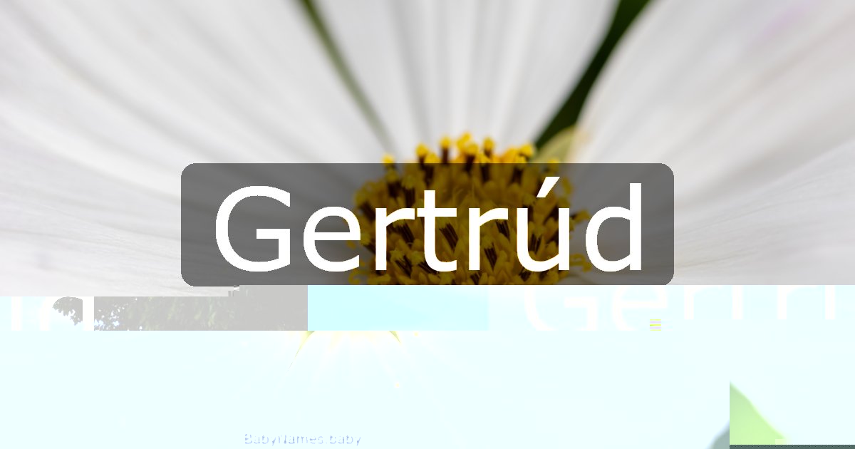 Gertrúd
