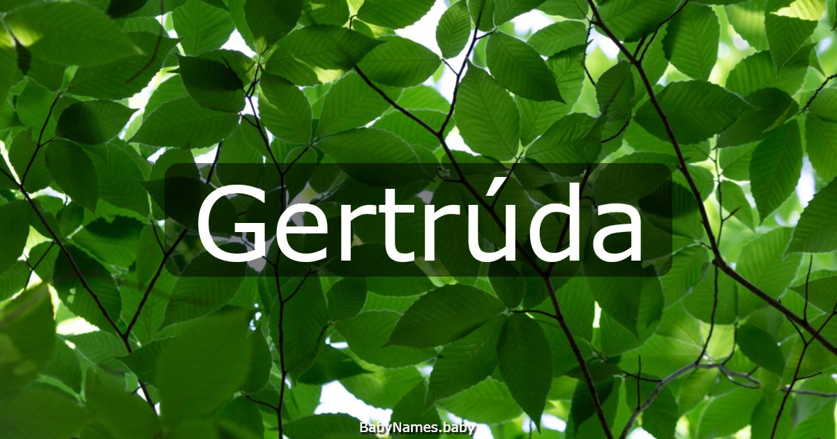Gertrúda