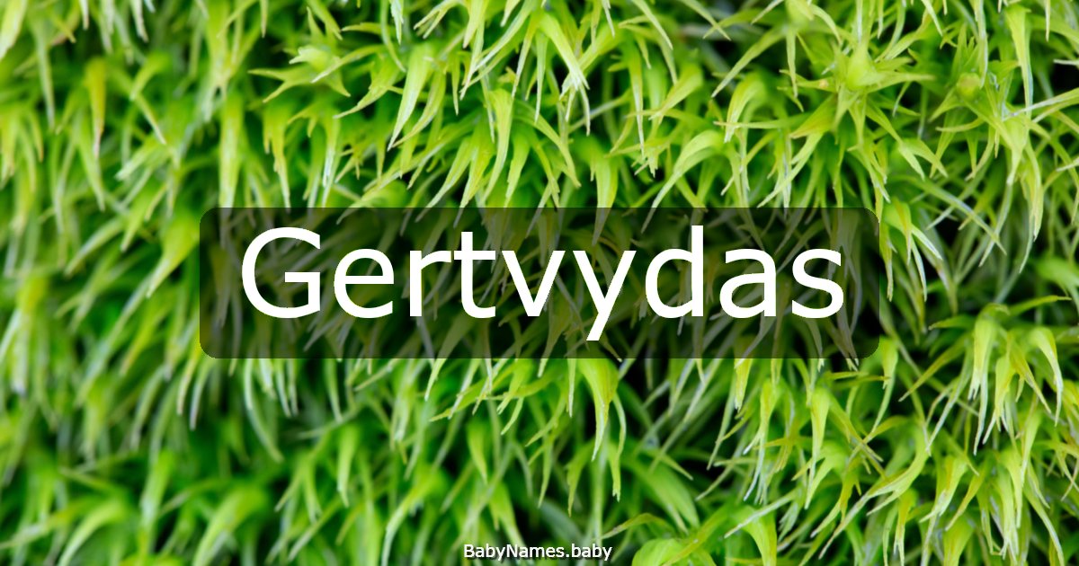 Gertvydas