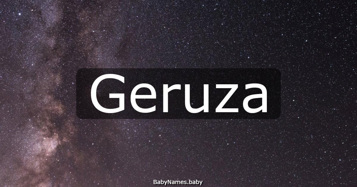 Geruza